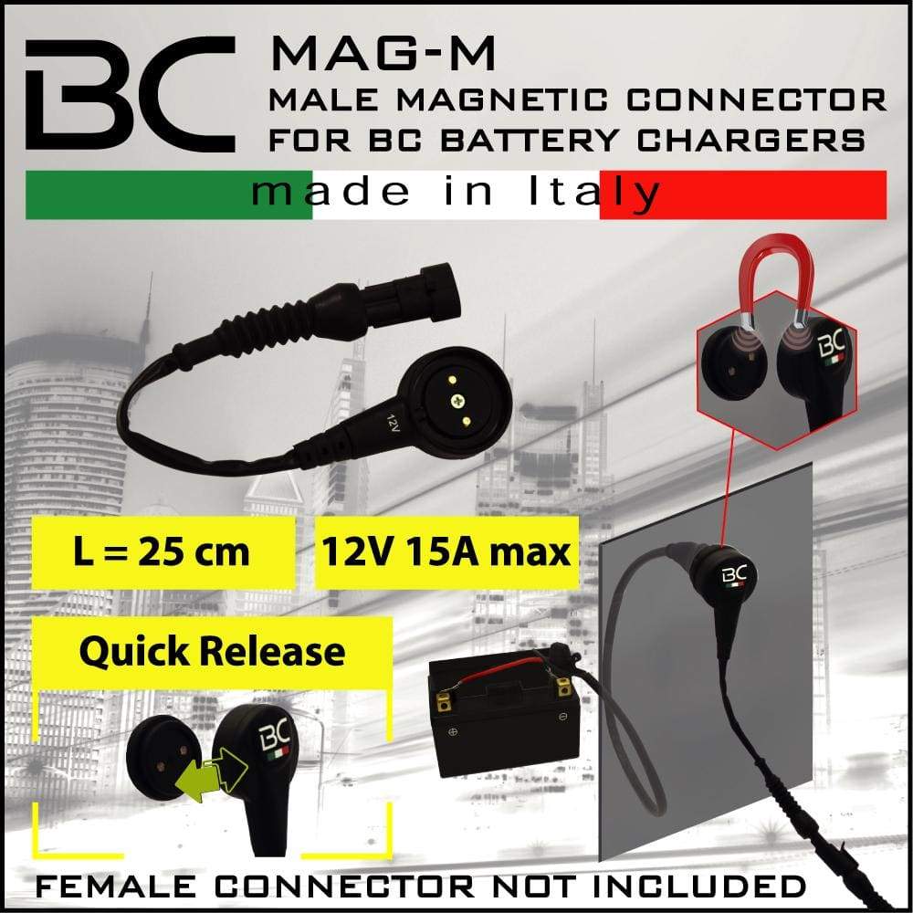 Connettore Magnetico BC MAG-M per caricabatterie 12V