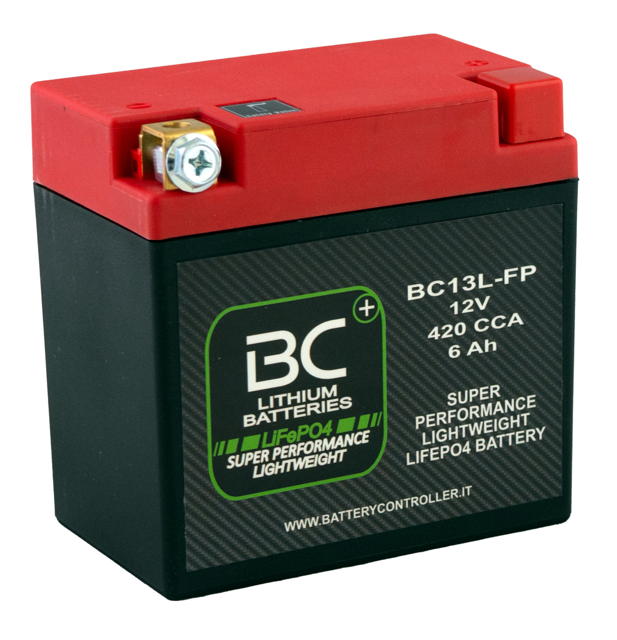 BC13L-FPZ| Batteria Moto Litio LiFePO4, , 12V,CCA:420Amp,112x70x110mm - BC Battery Italian Official Website
