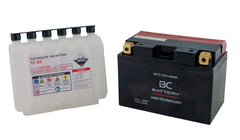 Batterie moto AGM BCT12A-AGM, YT12A-BS, 12 V, 10 Ah, CCA : 175 A, 150 x 85 x 105 mm