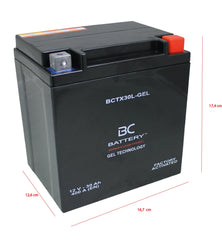 BCTX30L-GEL| Batteria Moto al GEL,YIX30L-BS,12V,30 Ah, CCA: 400Amp,167x126x174mm - BC Battery Italian Official Website