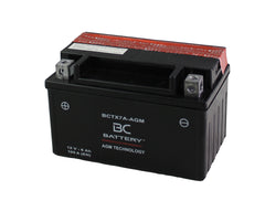 BCTX7A-AGM | Batterie moto AGM , YTX7A-BS, 12 V, 6 Ah, CCA : 105 A, 150 x 87 x 94 mm