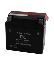 BCTZ7S-AGM | Batterie moto AGM , YTZ7S, 12 V, 6 Ah, CCA : 130 A, 113 x 70 x 105 mm