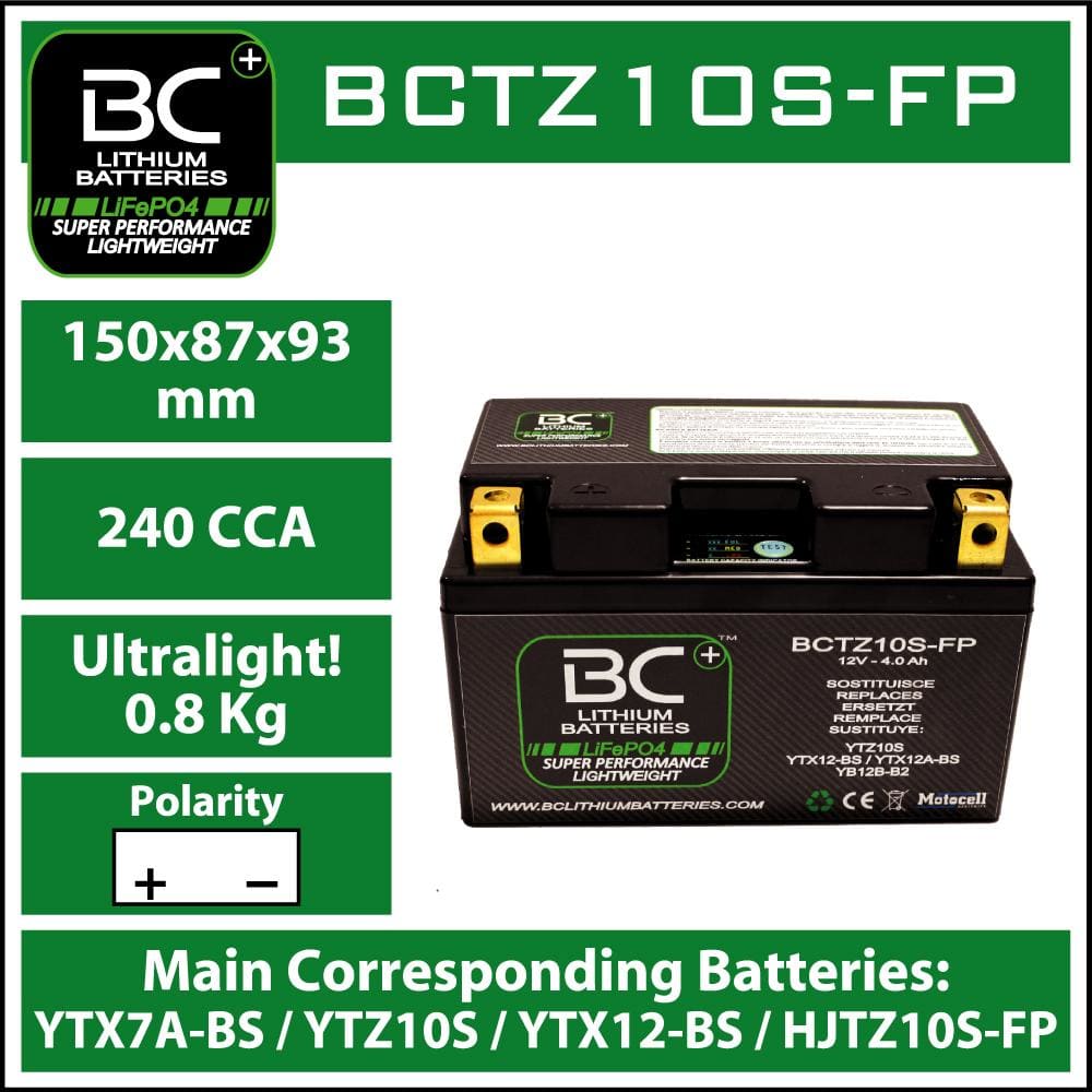 YTZ10S 12V 8.6AH Battery Replaces MV Agusta Brutale 910R 2006-2008 YTZ10S 12V 8.6AH Battery Replaces MV Agusta Brutale 910R 2006-2008